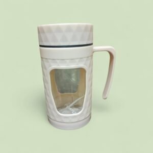 Diamond-Textured Insulated Mug